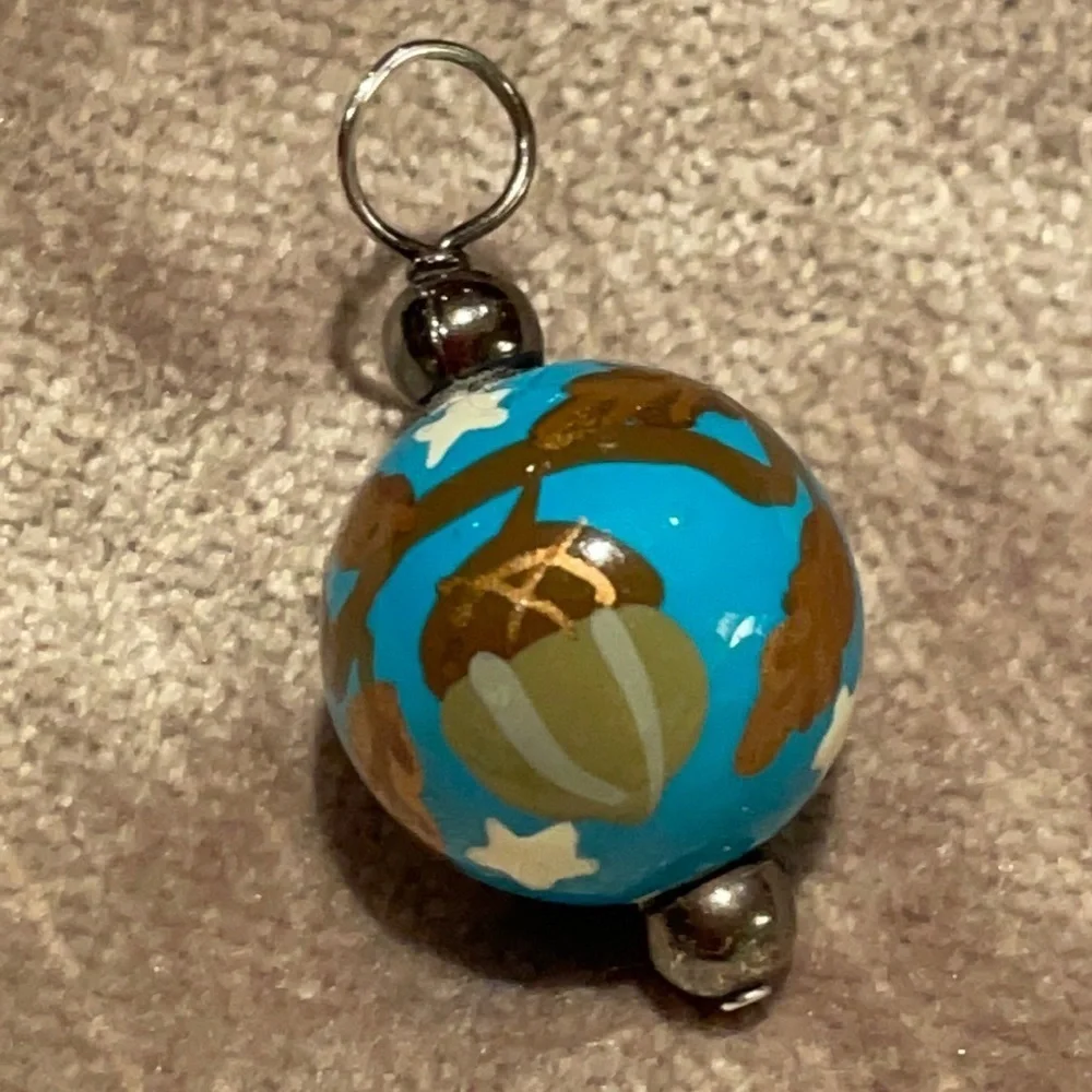 Blue Chestnut Lantern Pendant - Picture 1 of 5